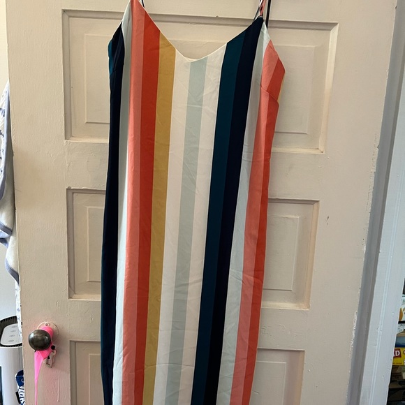 Volcom Flavor Up Slip Dress in Stripes Medium - Picture 11 of 11